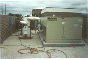McQuay commercial units installed at Pinellas Technical Education Center
